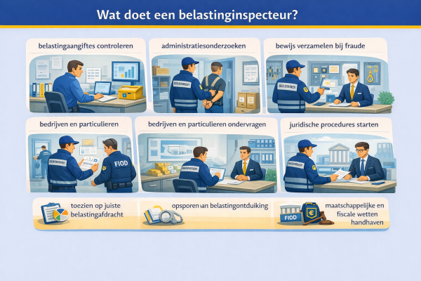 Alles over het beroep belastinginspecteur Wat doet een belastinginspecteur